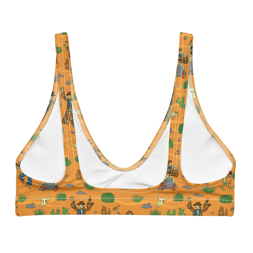 Texas Eclipse Outfitters Swimwear Bones and Embers: Vaquero’s Last Dance High-Waisted Bikini Top