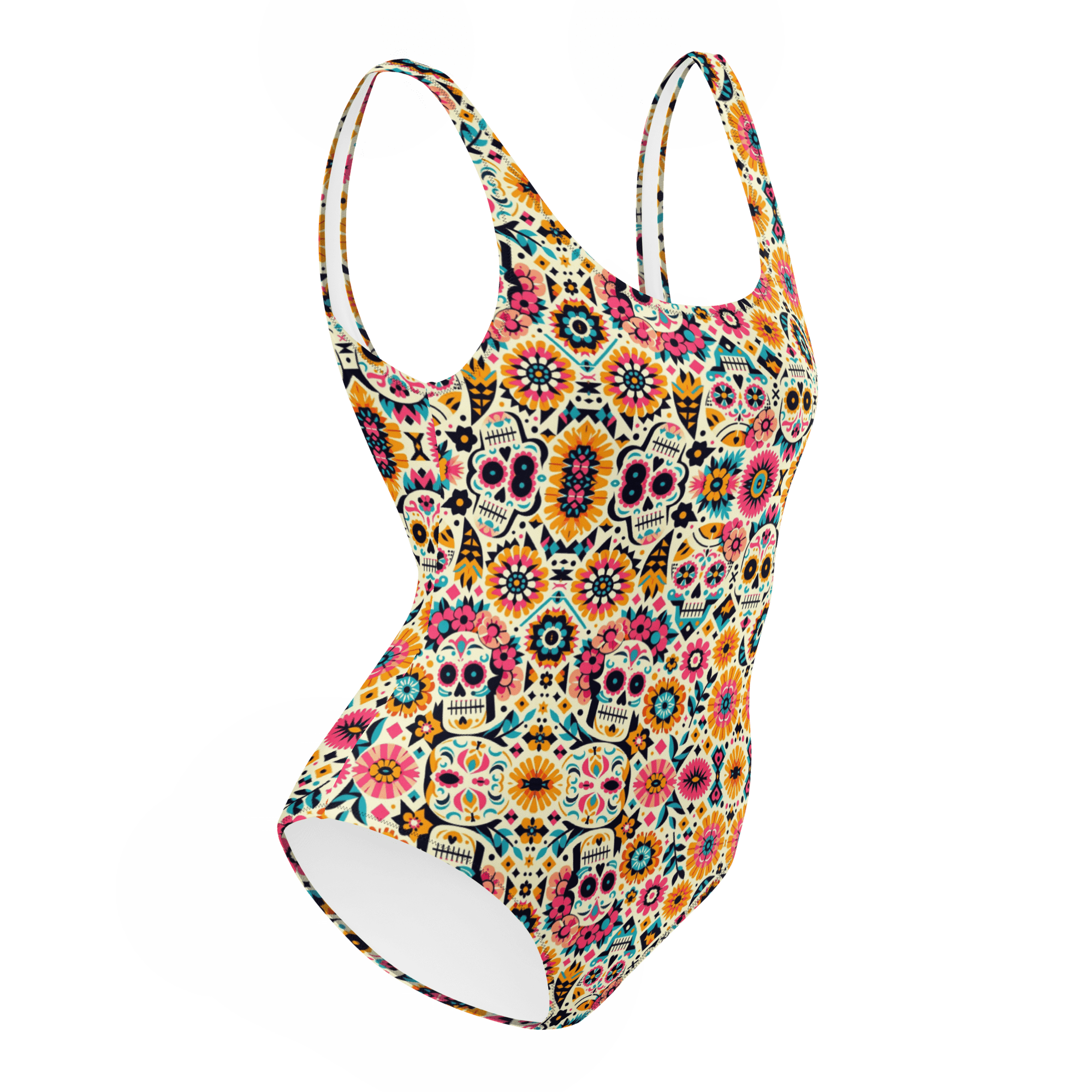 Texas Eclipse Outfitters Swimwear Calavera Dreams: Dia de los Muertos One-Piece Swimsuit