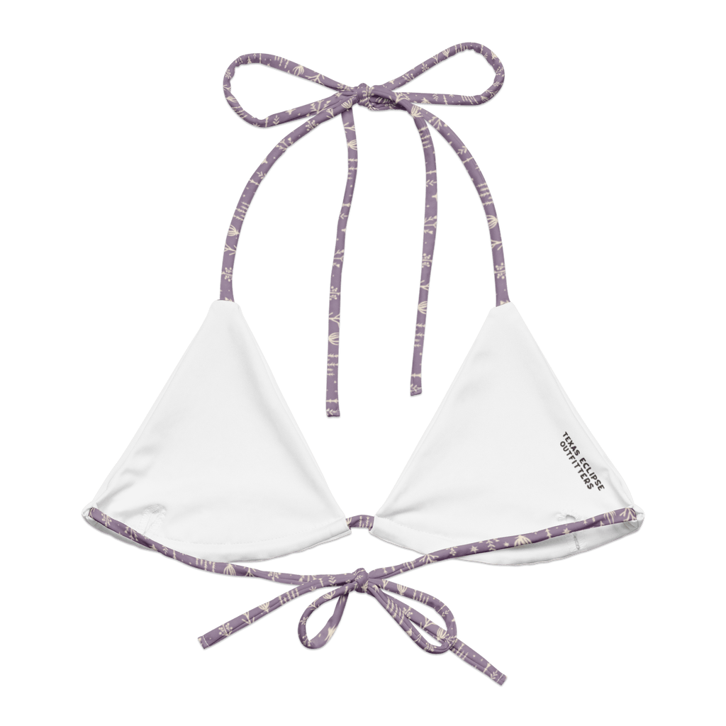 Texas Eclipse Outfitters Swimwear Ocotillo Sunrise: West Texas Blooms String Bikini Top