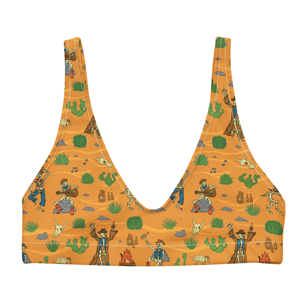 Texas Eclipse Outfitters Swimwear XS Bones and Embers: Vaquero’s Last Dance High-Waisted Bikini Top