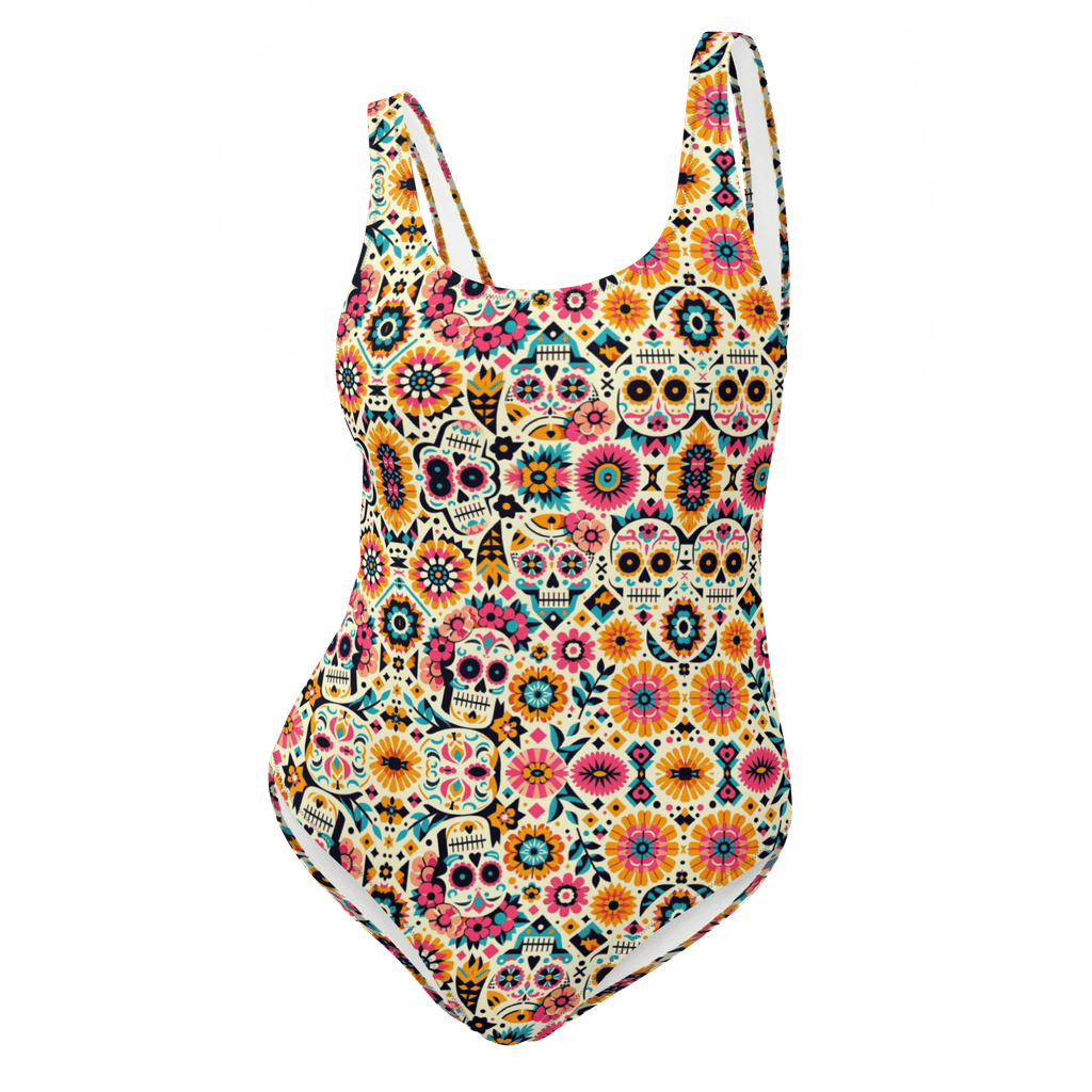 Texas Eclipse Outfitters Swimwear XS Calavera Dreams: Dia de los Muertos One-Piece Swimsuit