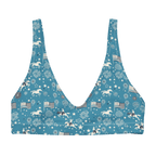 Texas Eclipse Outfitters Swimwear XS Independence Blues: Fourth of July Cowboy High-Waisted Bikini Top