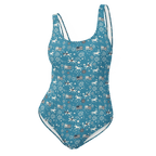 Texas Eclipse Outfitters Swimwear XS Independence Blues: Fourth of July Cowboy One-Piece Swimsuit