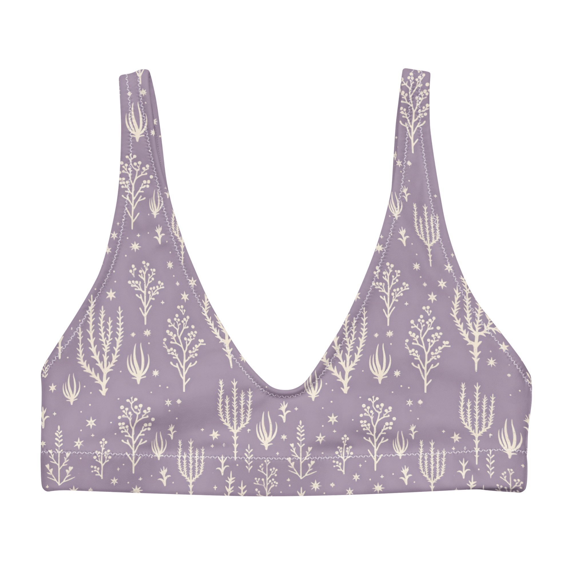 Texas Eclipse Outfitters Swimwear XS Ocotillo Sunrise: West Texas Blooms High-Waisted Bikini Top