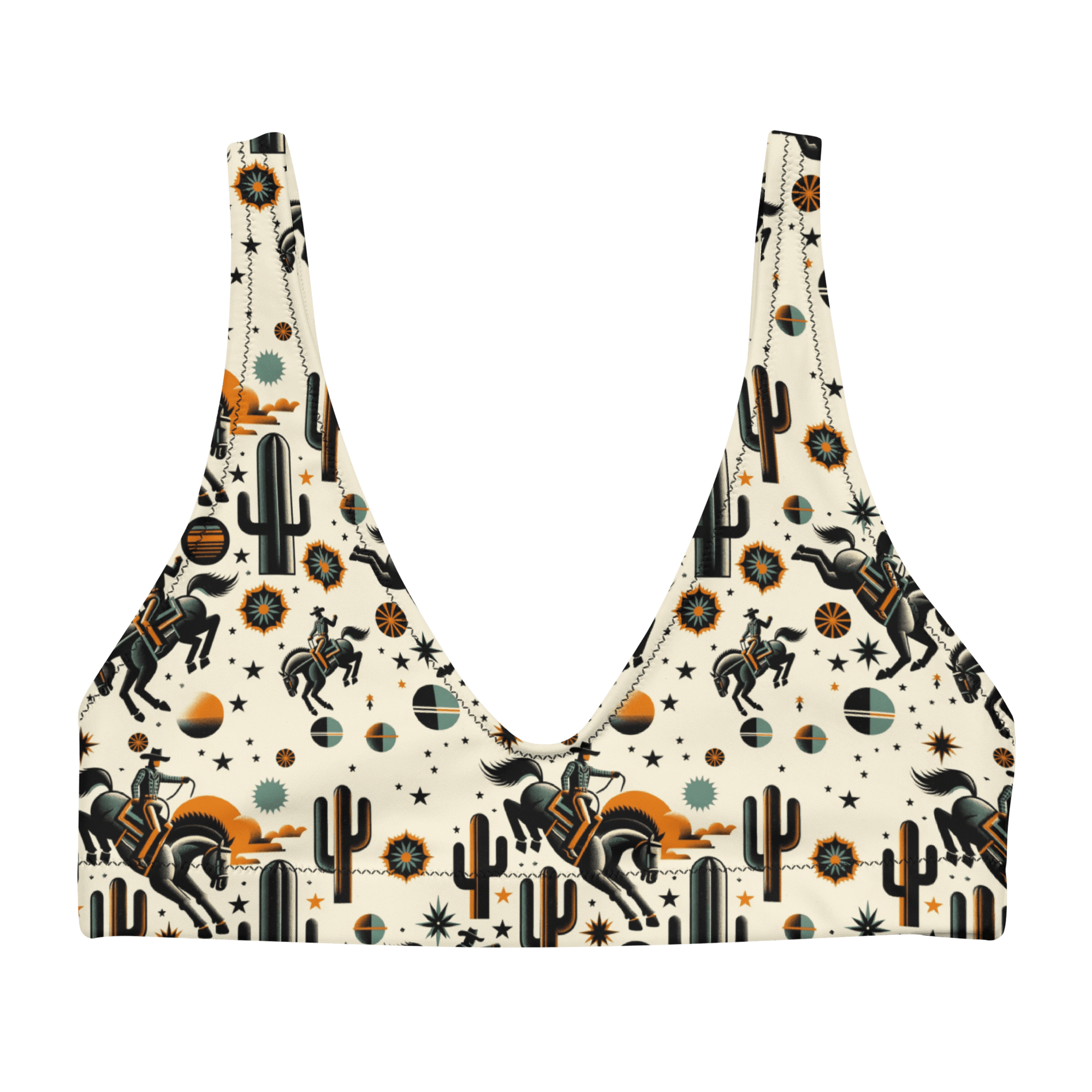 Cosmic Rodeo: Bucking Space Bronco High-Waisted Bikini Top – Russell's ...