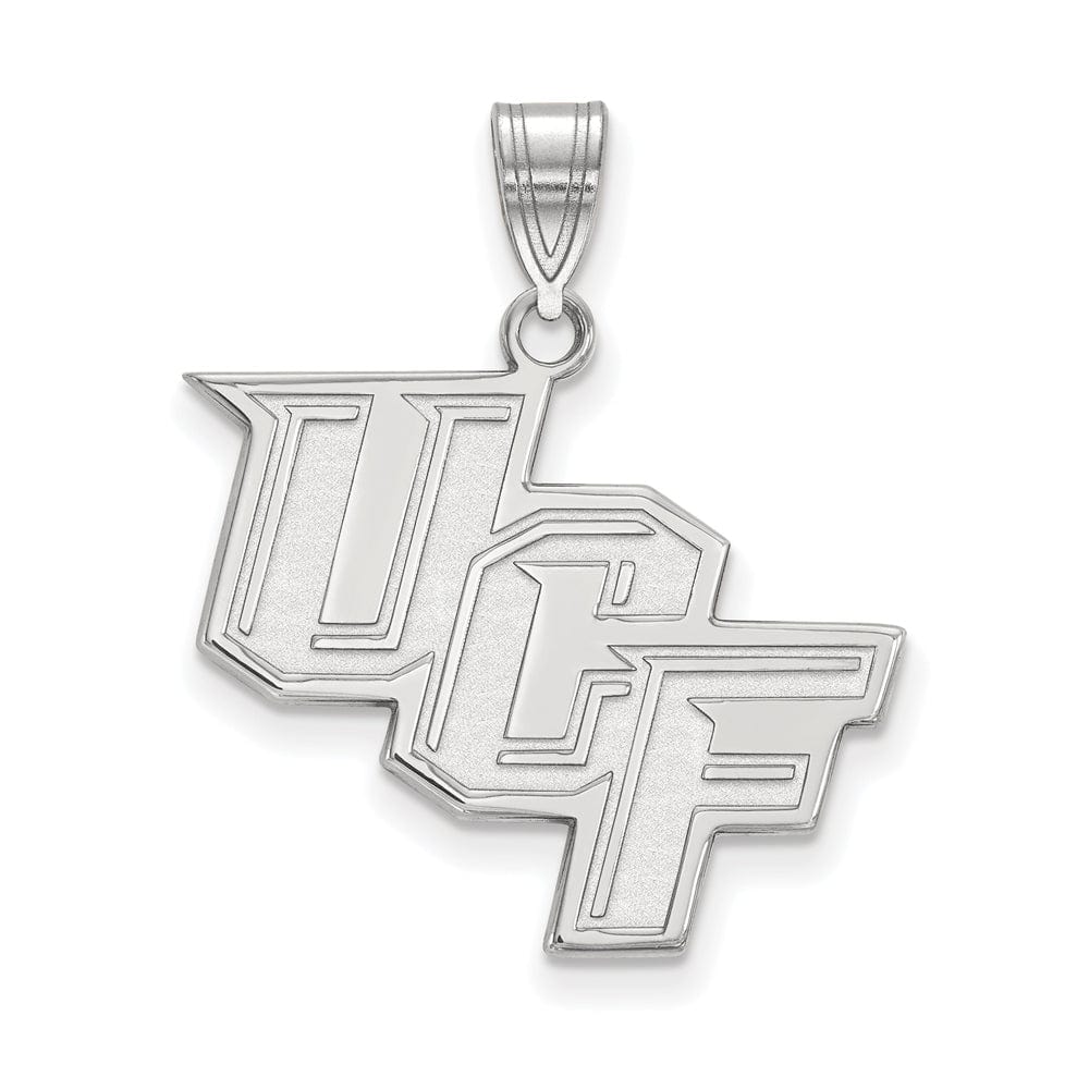 The Black Bow Jewelry Company Jewelry 10k White Gold Central Florida Large 'UCF' Pendant