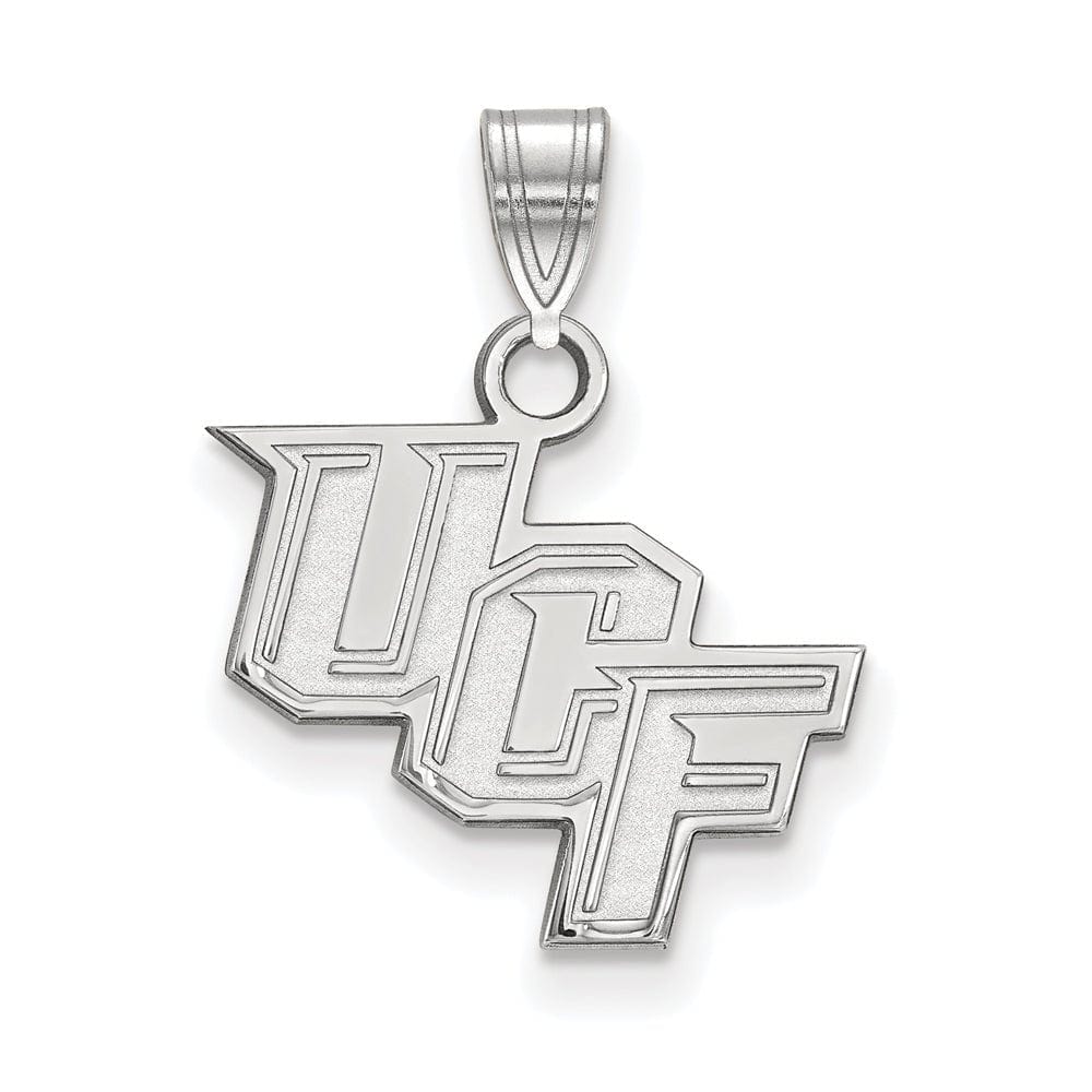 The Black Bow Jewelry Company Jewelry 10k White Gold Central Florida Small 'UCF' Pendant