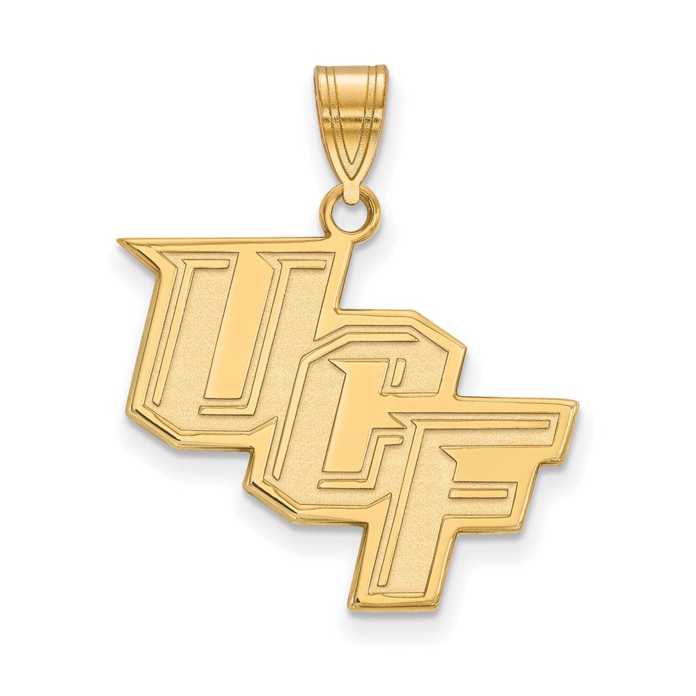 The Black Bow Jewelry Company Jewelry 10k Yellow Gold Central Florida Large 'UCF' Pendant