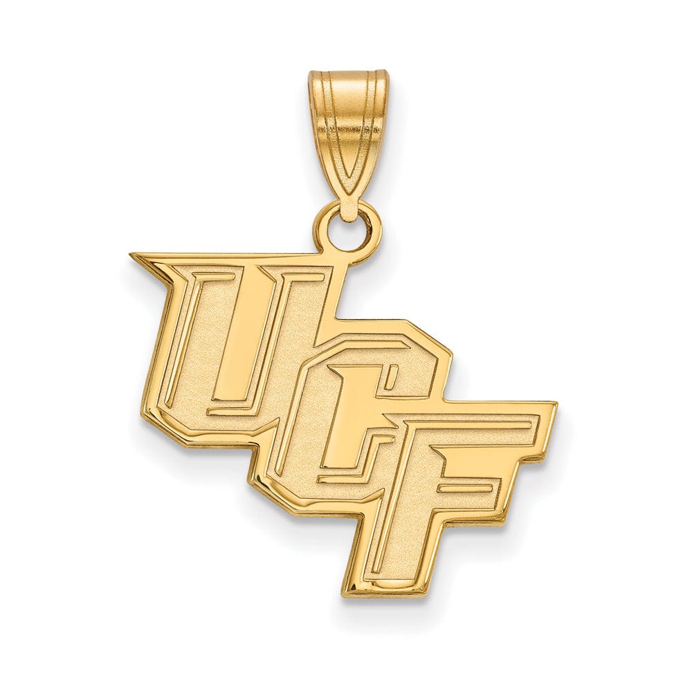 The Black Bow Jewelry Company Jewelry 10k Yellow Gold Central Florida Medium 'UCF' Pendant