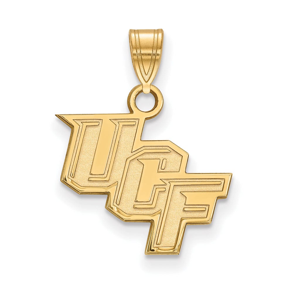 The Black Bow Jewelry Company Jewelry 10k Yellow Gold Central Florida Small 'UCF' Pendant