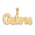 The Black Bow Jewelry Company Jewelry 10k Yellow Gold U of Florida Medium 'Gators' Pendant