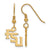 The Black Bow Jewelry Company Jewelry 14k Gold Plated Silver Florida State Univ. SM 'FSU' Dangle Earrings