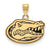 The Black Bow Jewelry Company Jewelry 14k Gold Plated Silver U. of Florida Small Enamel Mascot Pendant