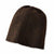 The Buffalo Wool Co. Hats Ribbed - Brown Ribbed Bison Beanie