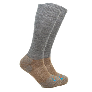 The Buffalo Wool Co. Socks XL / Grey / 1-Pair O.T.C. - Advantage Gear Compression Sock