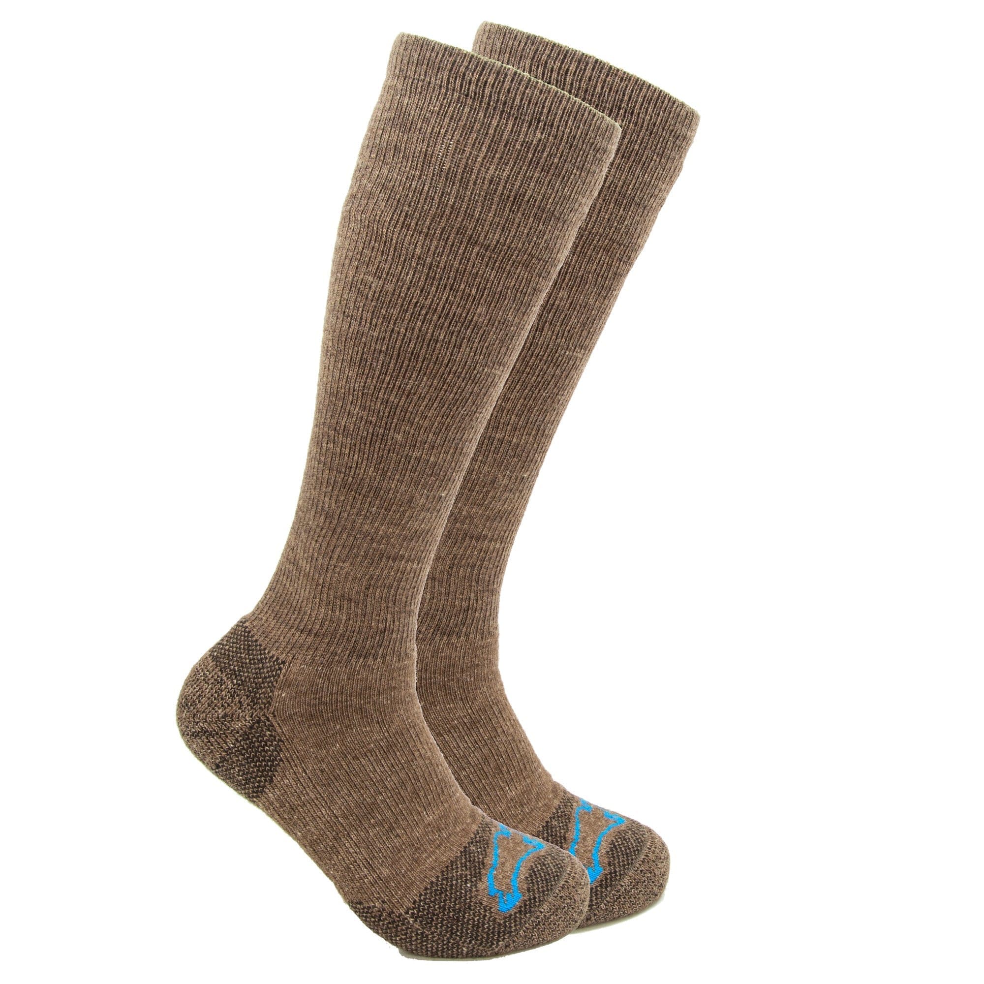The Buffalo Wool Co. Socks XL / Natural / 1-Pair O.T.C. - Advantage Gear Compression Sock