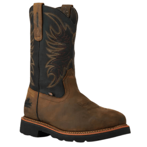 THOROGOOD Boots Thorogood Men's Wellington Brown Waterproof Steel Toe Work Boots 804-4330