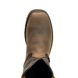 THOROGOOD Boots Thorogood Men's Wellington Brown Waterproof Steel Toe Work Boots 804-4330