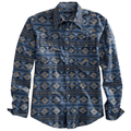 Tin Haul Shirts Tin Haul Men's Grey Aztec Print Long Sleeve Western Snap Shirt 10-001-0067-0701 GY