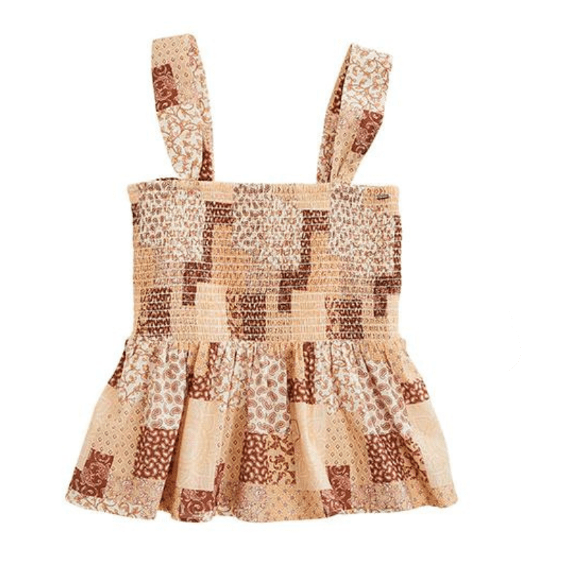 Tin Haul Shirts Tin Haul Women's Patch Work Tank Top 10-052-0064-0222BR