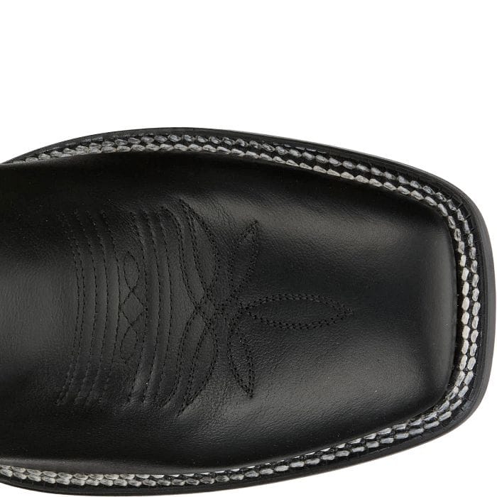 TONY LAMA Boots Tony Lama Men's Black Lars Square Toe Western Boot RN3517