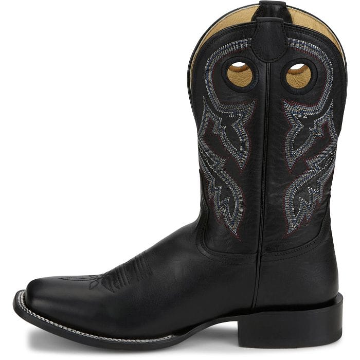 TONY LAMA Boots Tony Lama Men's Black Lars Square Toe Western Boot RN3517