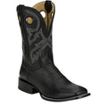 TONY LAMA Boots Tony Lama Men's Black Lars Square Toe Western Boot RN3517