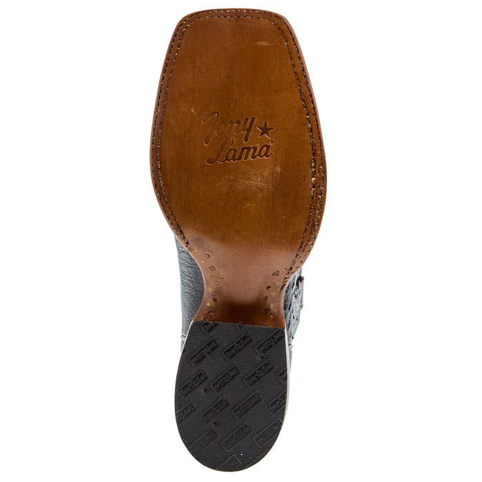 TONY LAMA Boots Tony Lama Men's Black Smooth Ostrich Exotic Western Boots EP6105