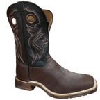 TONY LAMA Boots Tony Lama Men's Black Wide Square Toe Western Boots EP6096