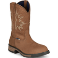 TONY LAMA Boots Tony Lama Men's Boom Saddle Brown Cowhide Composite Toe Work Boots TW3413