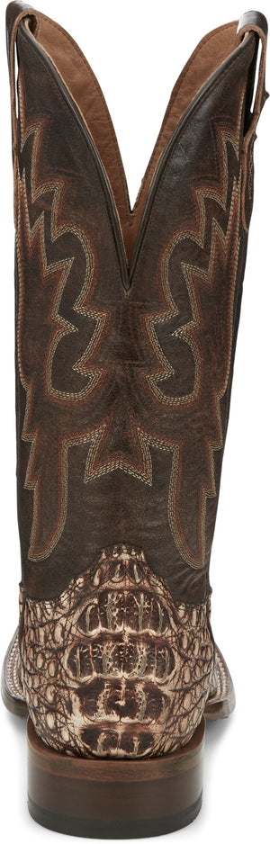 Tony Lama Boots Tony Lama Men's Brown Caiman Square Toe Western Boots TL5259