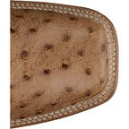 TONY LAMA Boots Tony Lama Men's Damilano Umber Full Quill Ostrich EP8278