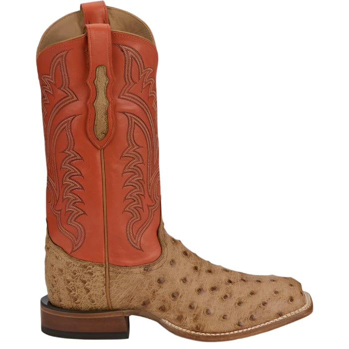 Tony Lama Men's Damilano Umber Full Quill Ostrich Western Boot