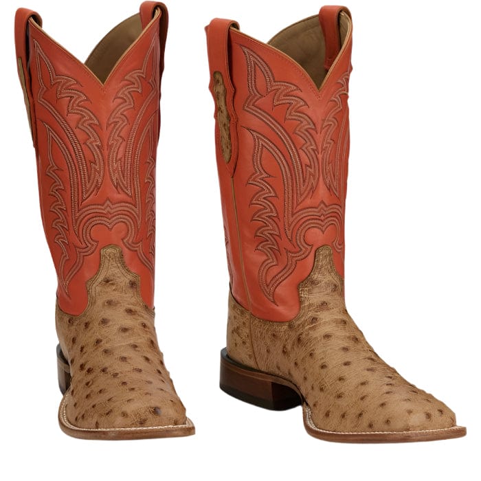 TONY LAMA Boots Tony Lama Men's Damilano Umber Full Quill Ostrich EP8278