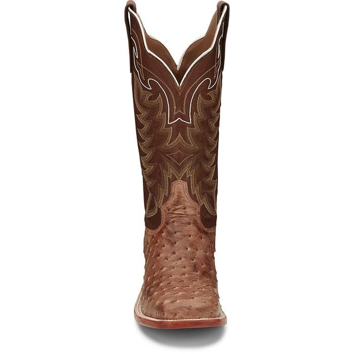 TONY LAMA Boots Tony Lama Men's Desert Sand Hays Full Quill Ostrich Exotic Boots E9323