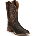 TONY LAMA Boots Tony Lama Men's Foster Brown Sienna Full Quill Ostrich Western Boots EP6098