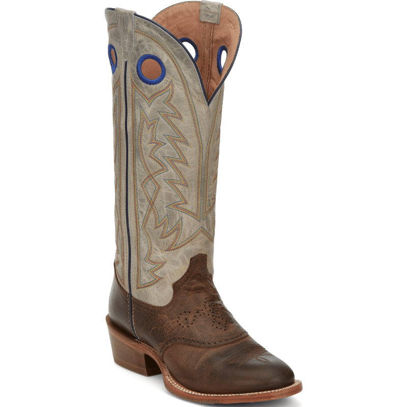 Tony Lama Boots Tony Lama Men's Henley Buckaroo Stout Brown Western Boots SA2002