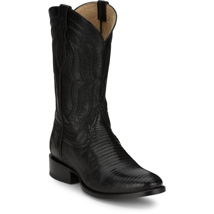 TONY LAMA Boots Tony Lama Men's Kirtland Black Lizard Boots DR5153