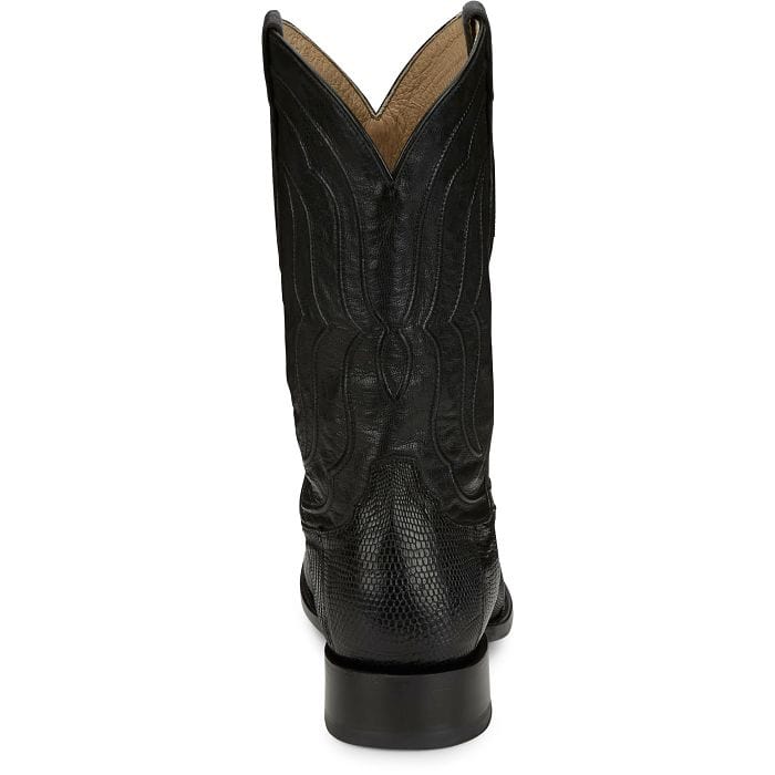 TONY LAMA Boots Tony Lama Men's Kirtland Black Lizard Boots DR5153