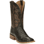 TONY LAMA Boots Tony Lama Men's Quaid Full Quill Brown Square Toe Western Boot TL5354