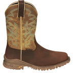 TONY LAMA Boots Tony Lama Men's Roustabout Russet Steel Toe Waterproof Boot TW5006