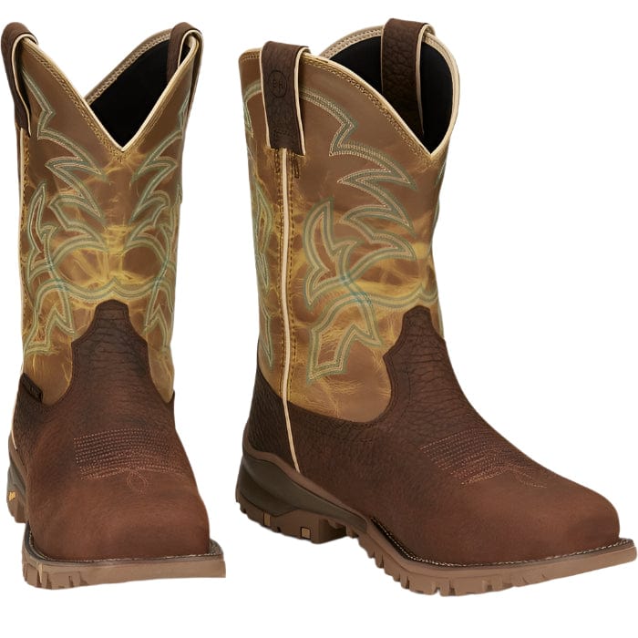 TONY LAMA Boots Tony Lama Men's Roustabout Russet Steel Toe Waterproof Boot TW5006