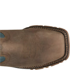 TONY LAMA Boots Tony Lama Men's Roustabout Tan Gaucho Steel Toe Waterproof Boot TW5008