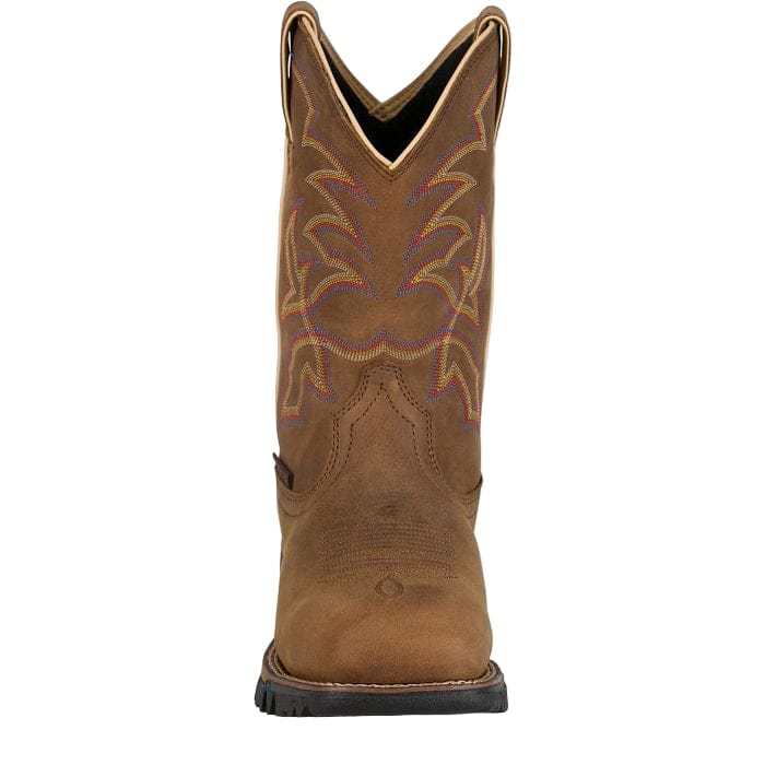 TONY LAMA Boots Tony Lama Men's Tan Roustabout Steel Toe Waterproof Work Boots TW5022