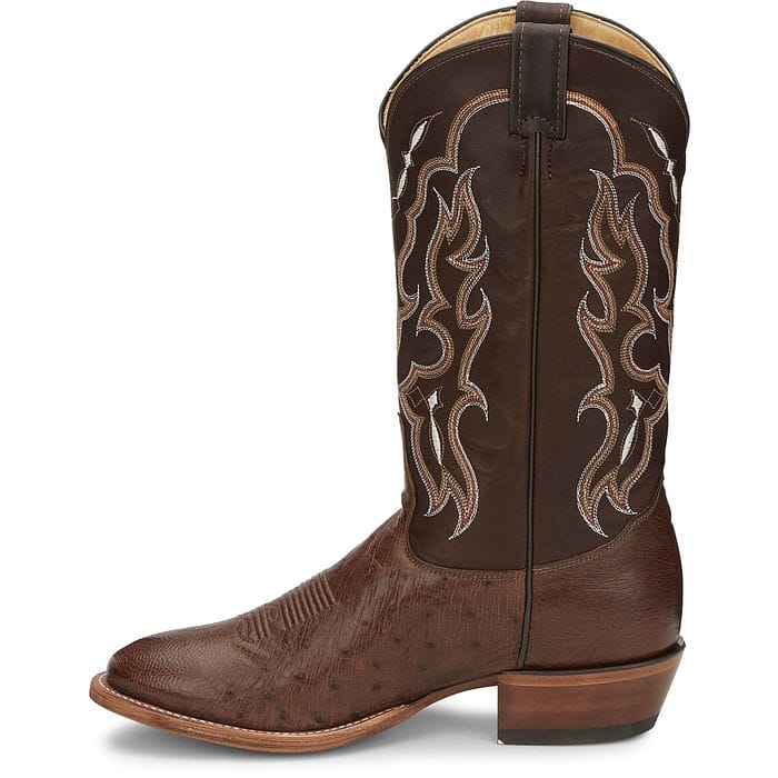 TONY LAMA Boots Tony Lama Men's Tobac Tiberius Smooth Ostrich Exotic Boots O6082
