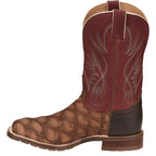 TONY LAMA Boots Tony Lama Men's Toffe Prescott Pirarucu Exotic Western Boots EP6097