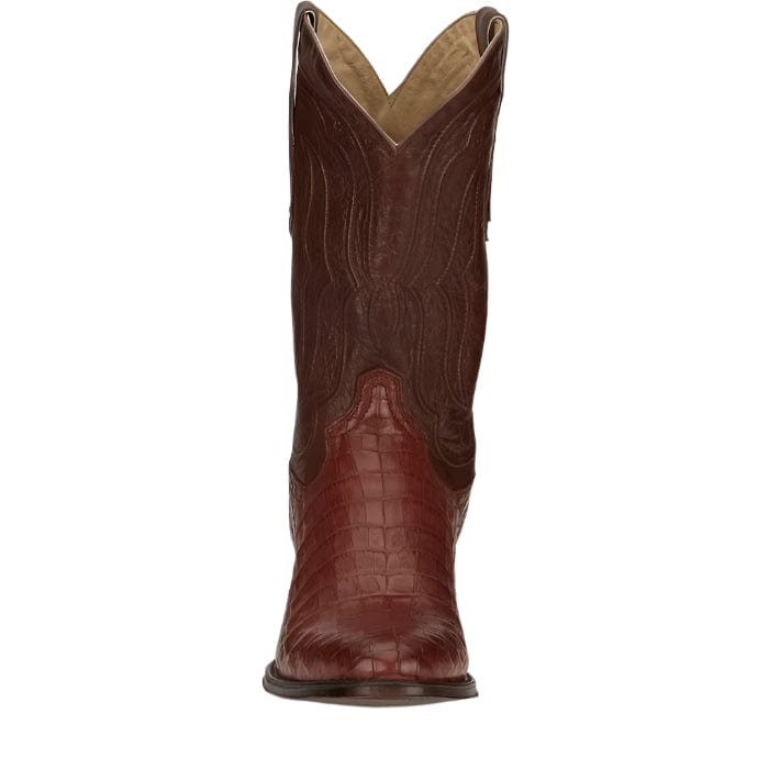TONY LAMA Boots Tony Lama Men's Tremaine Cognac Caiman Boots DR5260