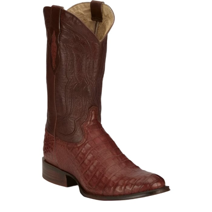 TONY LAMA Boots Tony Lama Men's Tremaine Cognac Caiman Boots DR5260