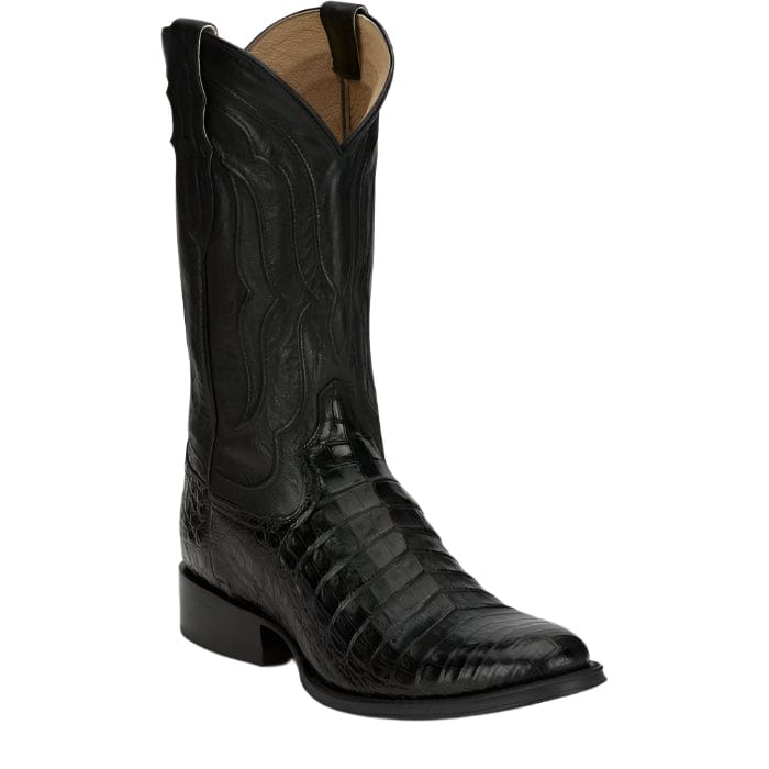 TONY LAMA Boots Tony Lama Men's Tremaine Ebony Caiman Boots DR5261