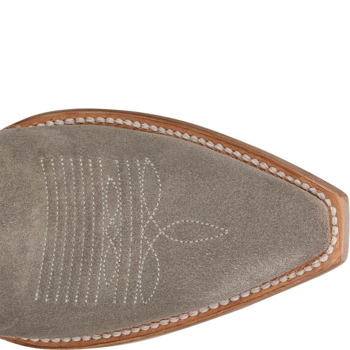 TONY LAMA Boots Tony Lama Women's Ash Grey Lea 9" Suede Western Booties DR3260